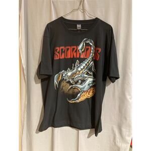 Scorpions XXL Vintage Graphic Forever Quality T-shirt Cloth Tag TR6007